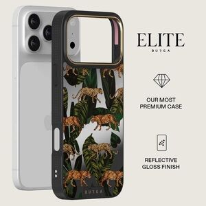 Burga | iPhone 17 pro elite mirror (MagSafe) ‘Morning commute’ Phone Case - Gold